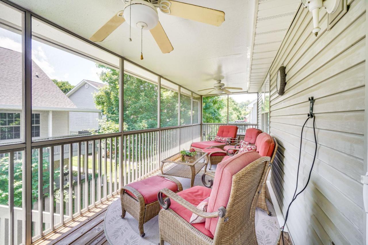 Pigeon Forge Home With Screened Porch, 3 Mi To Town! Екстер'єр фото